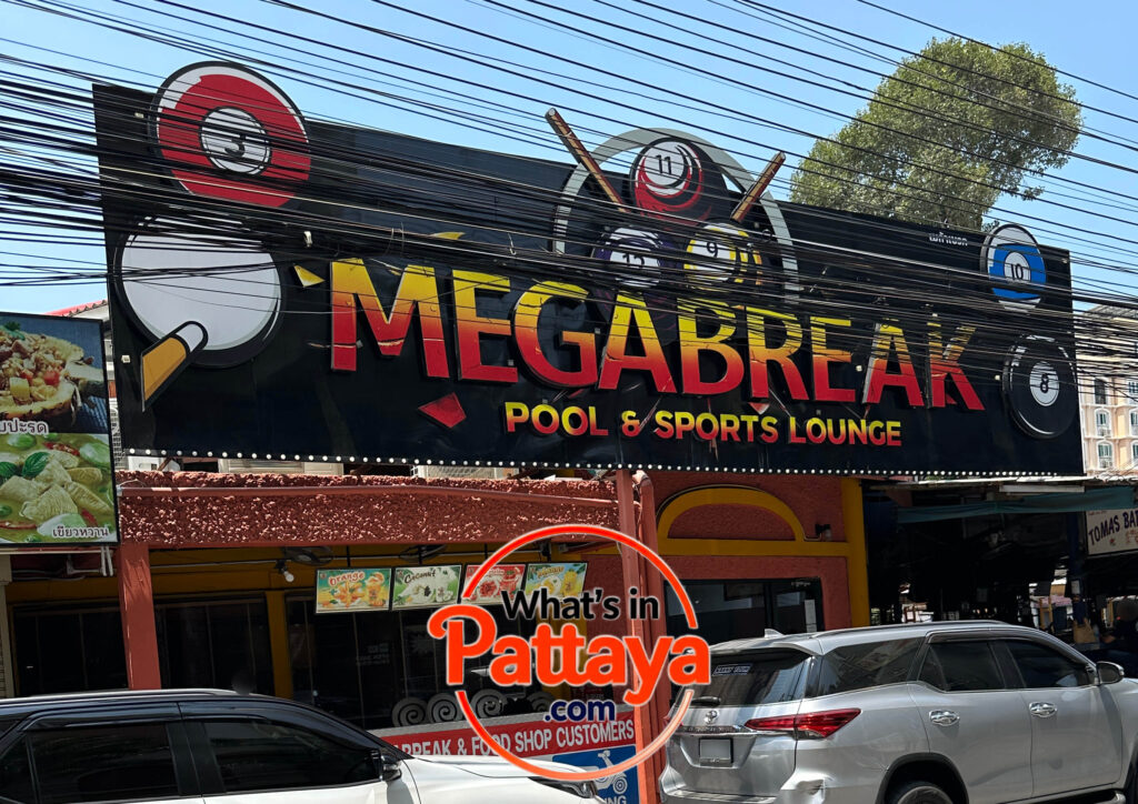 Megabreak pool and sports lounge in Pattaya
