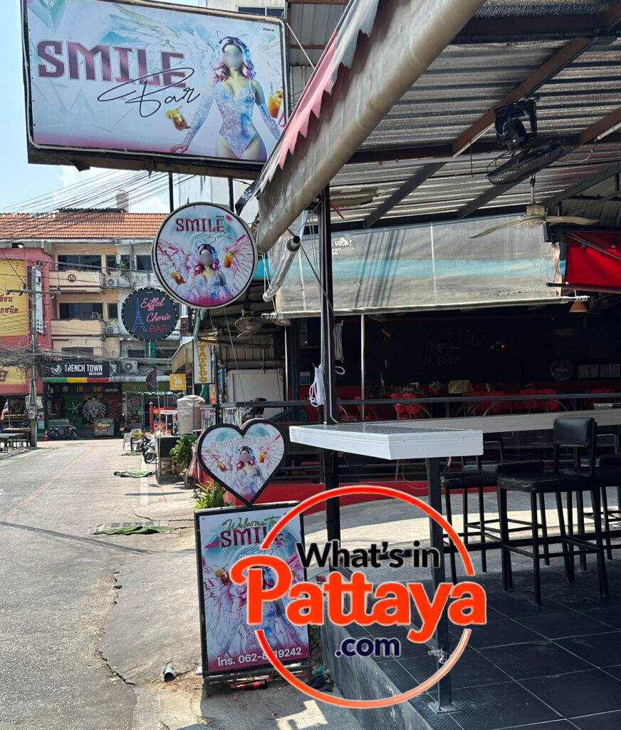 Smile Bar and the surrounding area of Soi Made in Thailand, Pattaya