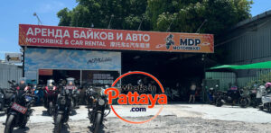 Outside MDP Motorbikes in Jomtien