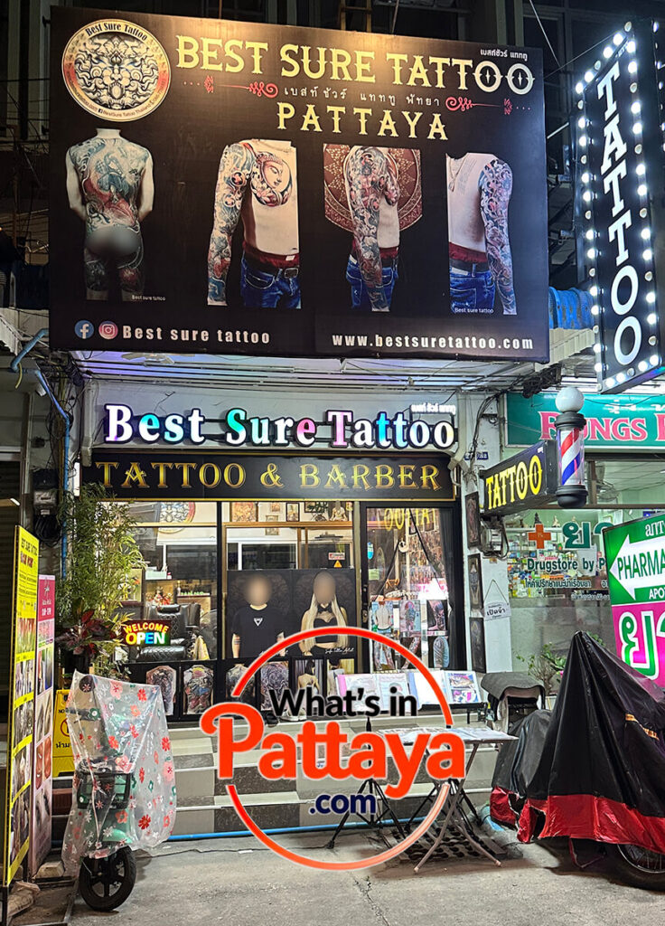 Best Sure Tattoo Studio in Pattaya