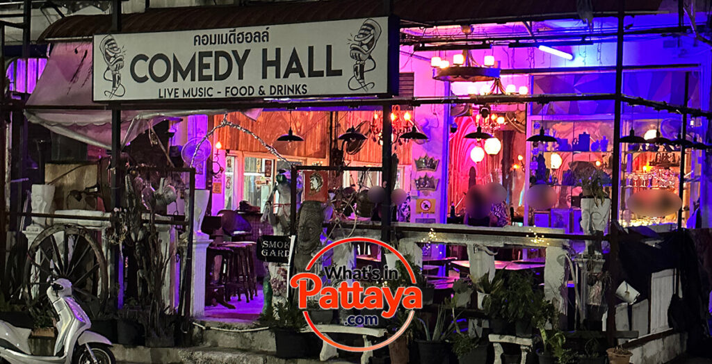 Outside Comedy Hall on Soi Khaotalo in Pattaya